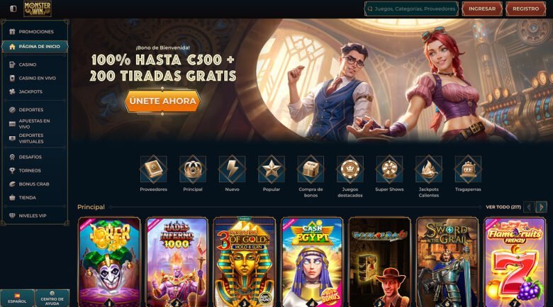 Overview of monsterwin casino